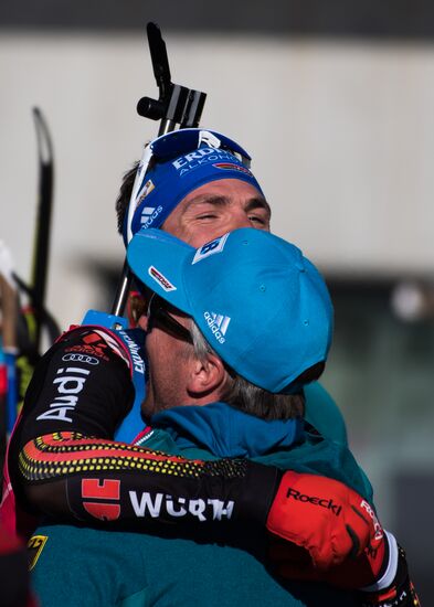 Biathlon World Championships. Men's mass start