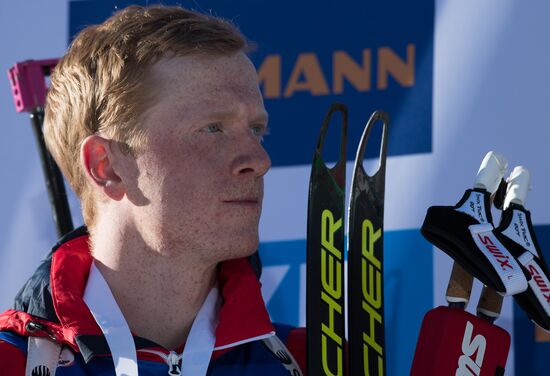 Biathlon World Championships. Men's mass start