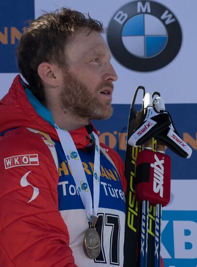 Biathlon World Championships. Men's mass start