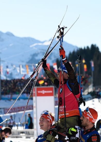 Biathlon World Championships. Men's mass start