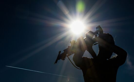 Biathlon World Championships. Men's mass start