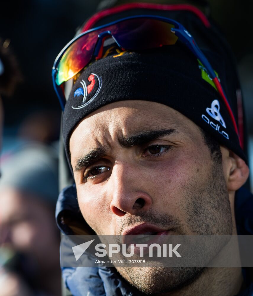 Biathlon World Championships. Men's mass start