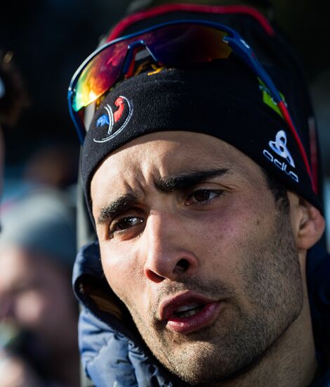 Biathlon World Championships. Men's mass start