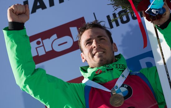 Biathlon World Championships. Men's mass start