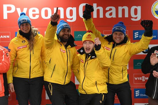 2016–17 Luge World Cup in Pyeongchang. Team relay