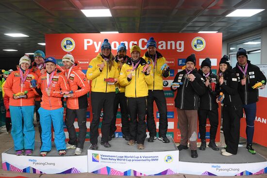 2016–17 Luge World Cup in Pyeongchang. Team relay