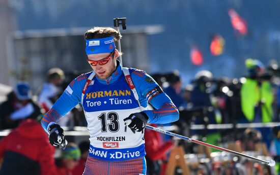 Biathlon World Championships. Men's mass start