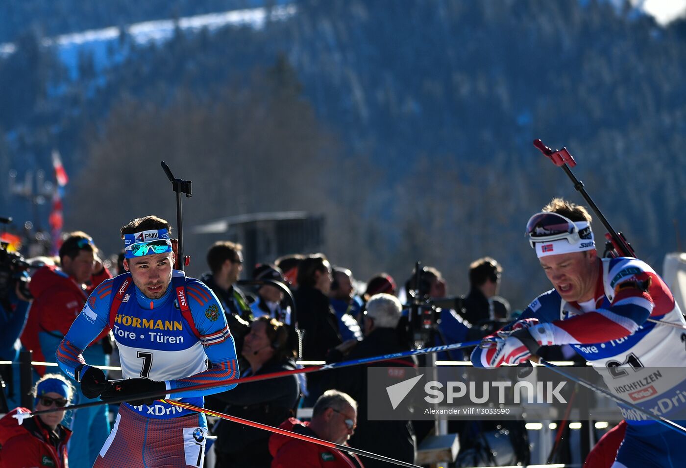 Biathlon World Championships. Men's mass start