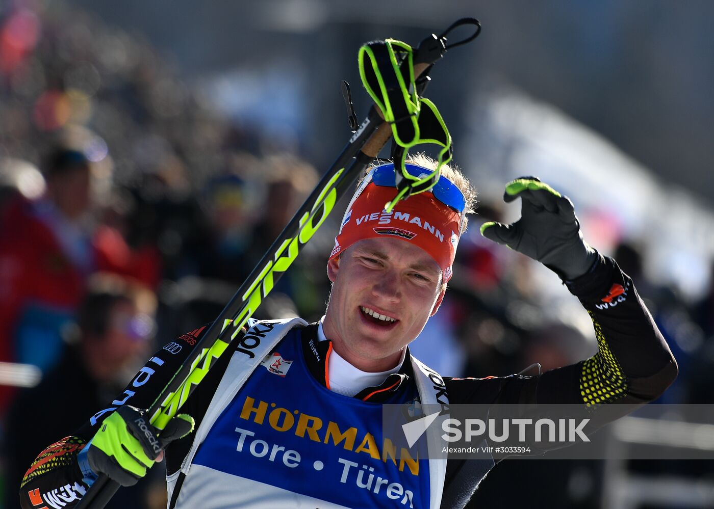 Biathlon World Championships. Men's mass start