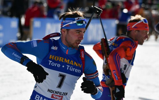 Biathlon World Championships. Men's mass start