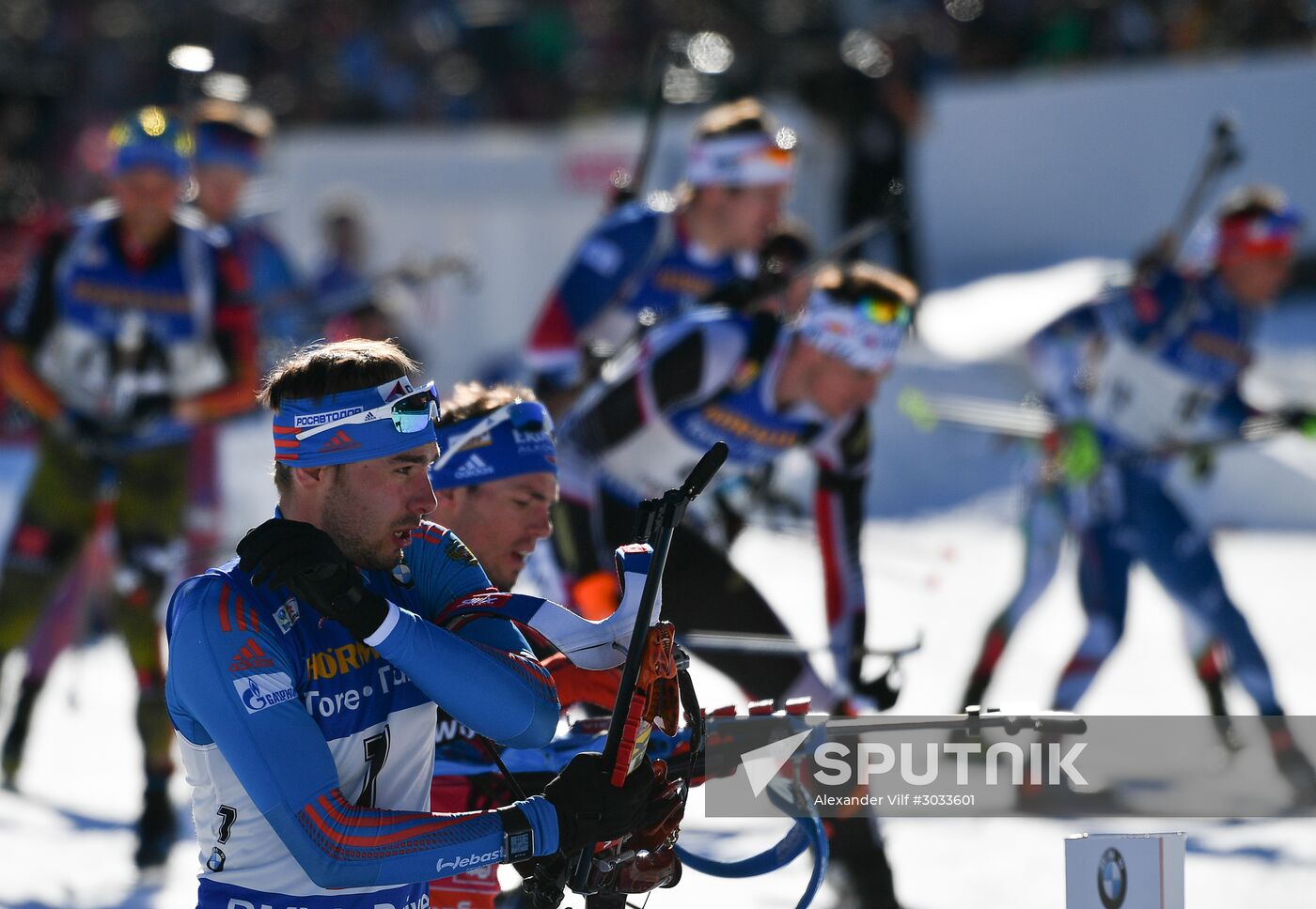 Biathlon World Championships. Men's mass start