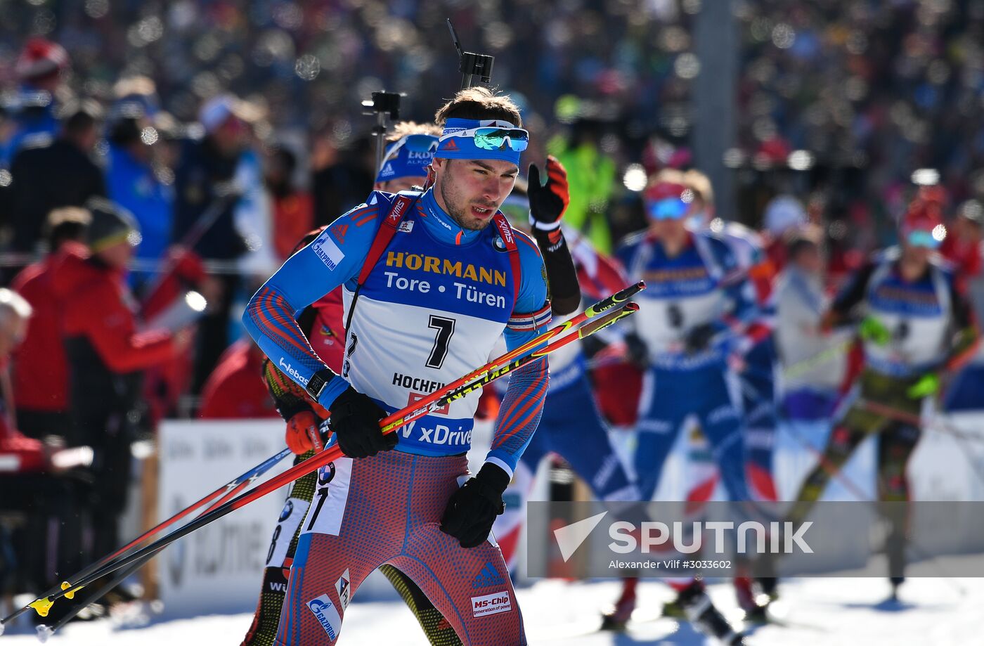 Biathlon World Championships. Men's mass start