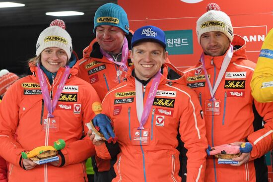 2016–17 Luge World Cup in Pyeongchang. Team relay