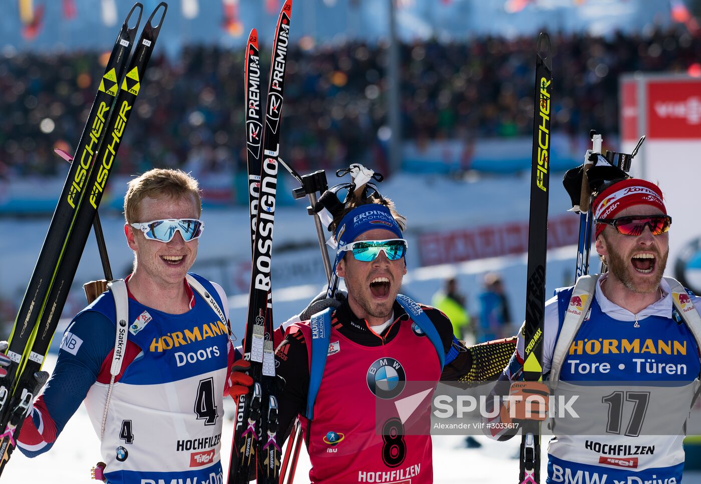 Biathlon World Championships. Men's mass start