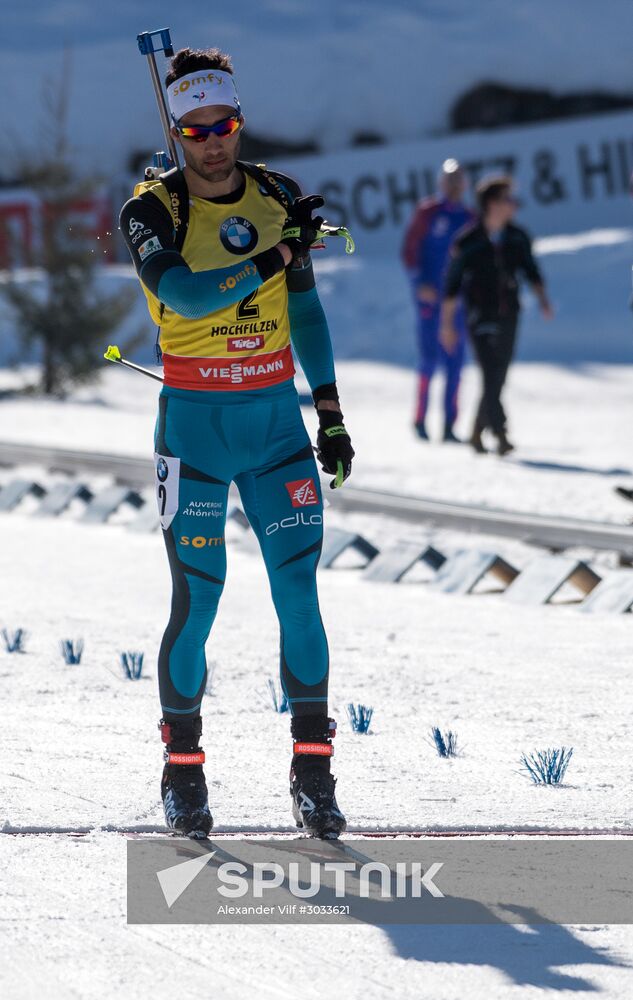 Biathlon World Championships. Men's mass start