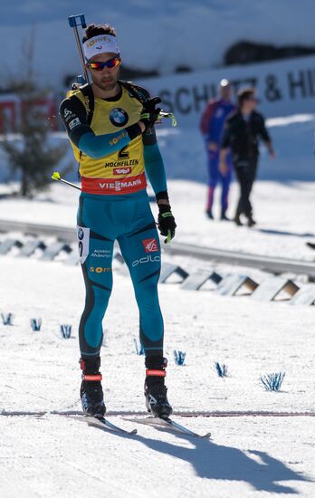 Biathlon World Championships. Men's mass start