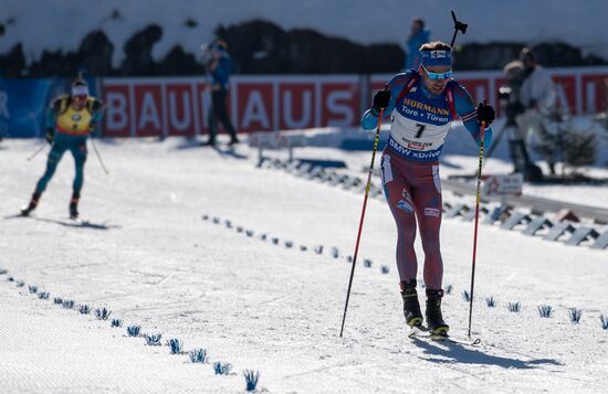 Biathlon World Championships. Men's mass start