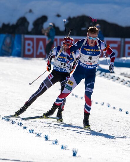 Biathlon World Championships. Men's mass start