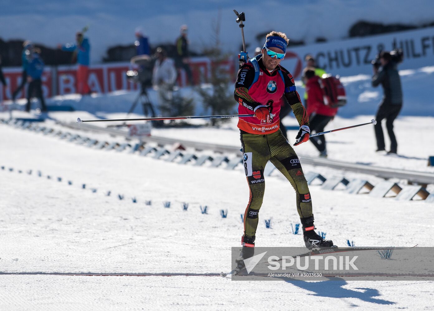 Biathlon World Championships. Men's mass start