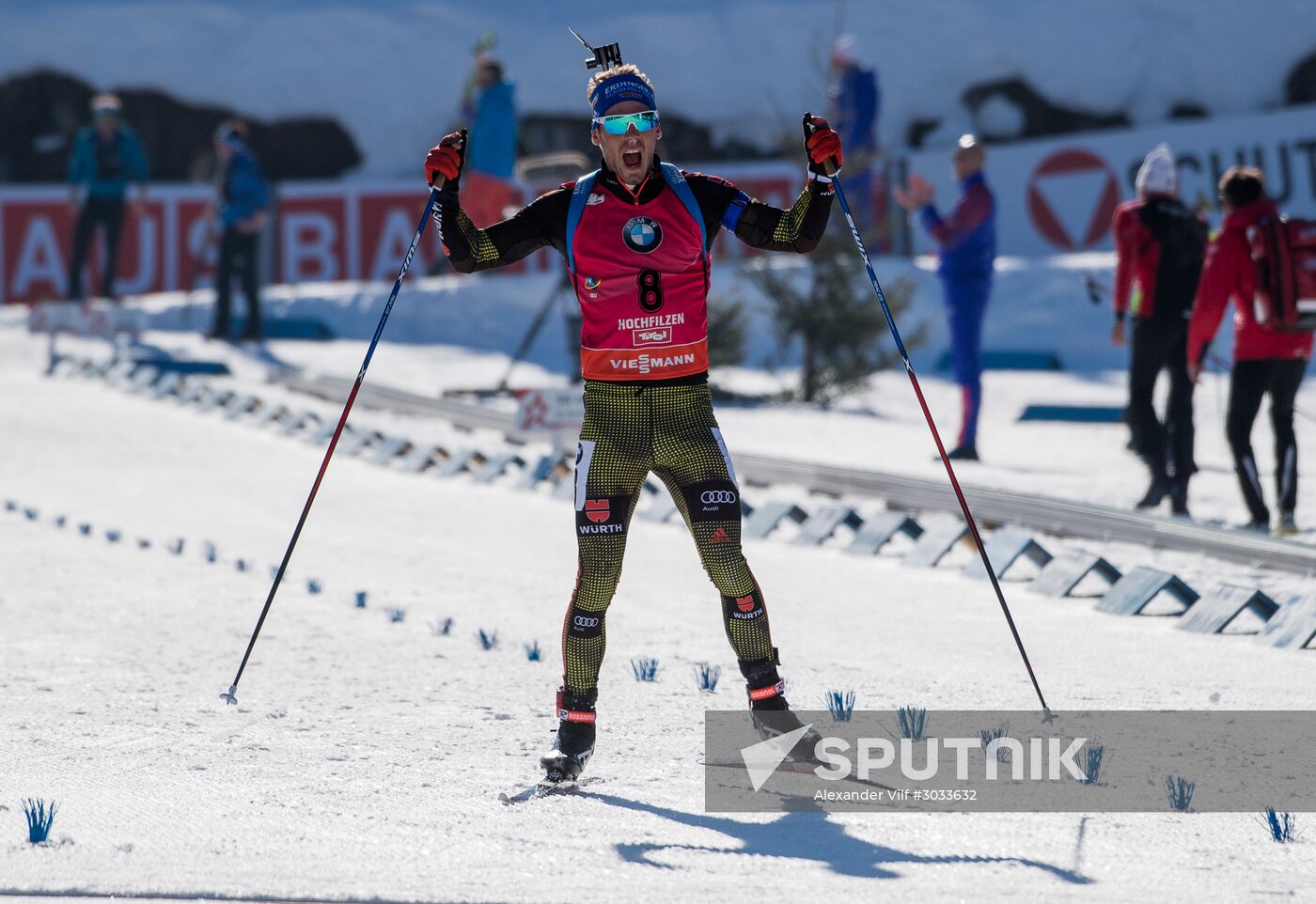 Biathlon World Championships. Men's mass start