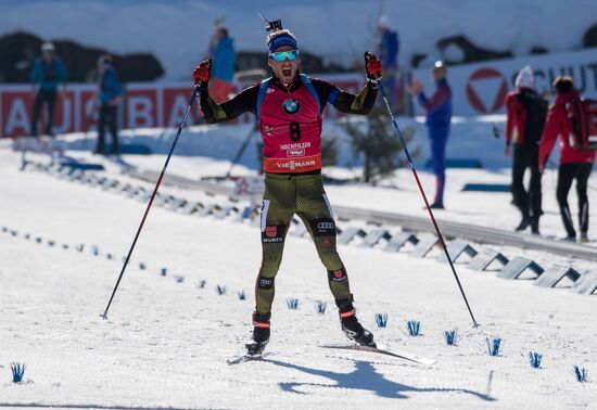 Biathlon World Championships. Men's mass start