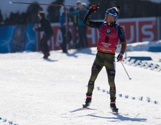 Biathlon World Championships. Men's mass start