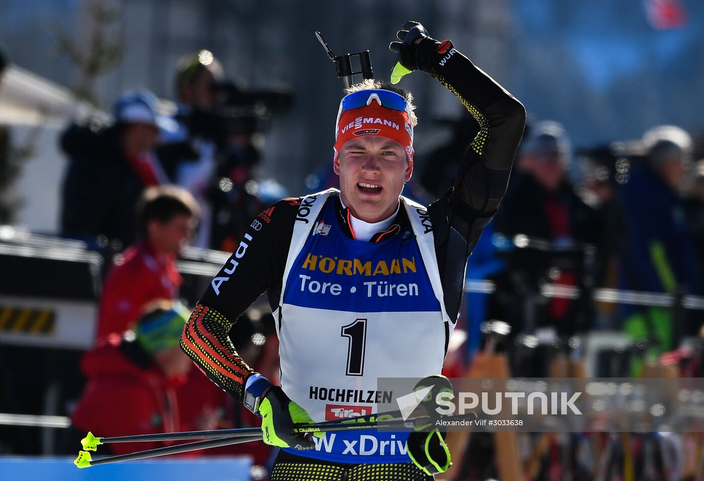 Biathlon World Championships. Men's mass start