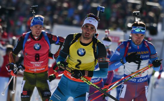 Biathlon World Championships. Men's mass start