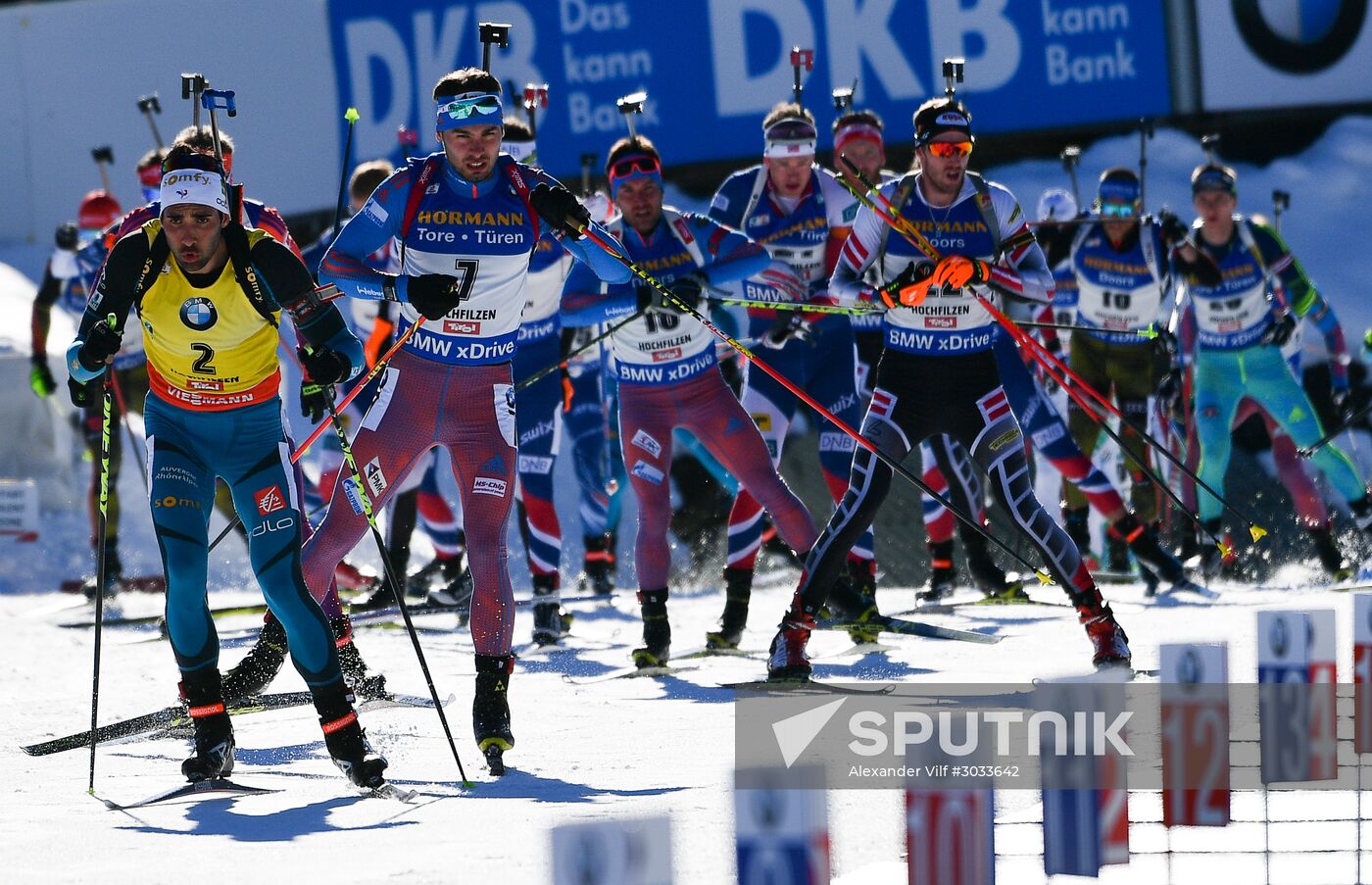 Biathlon World Championships. Men's mass start