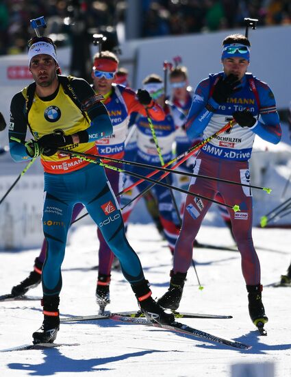 Biathlon World Championships. Men's mass start