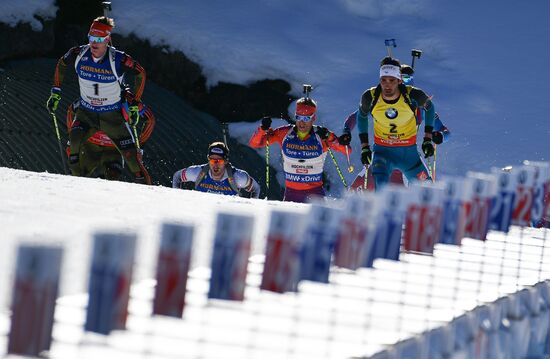 Biathlon World Championships. Men's mass start