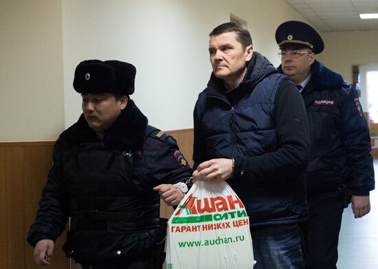 Court hears case of Sakhalin region former governor Alexander Khoroshavin