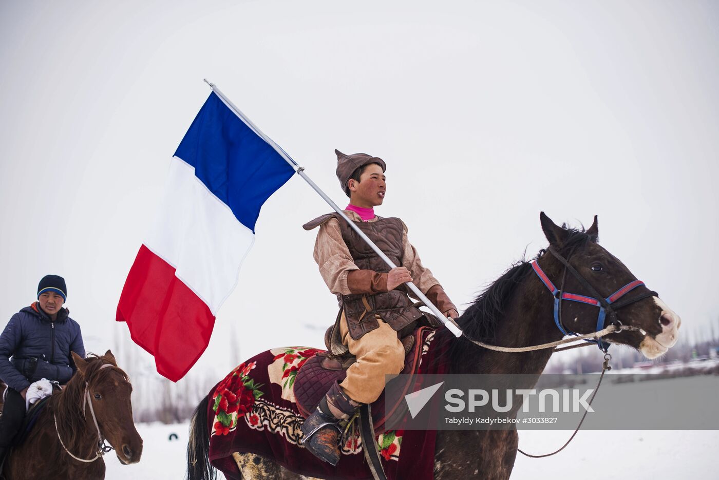 Horseball championships in Kyrgyzstan