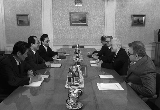 North Korean Foreign Minister Kim Yong-nam's visit to USSR