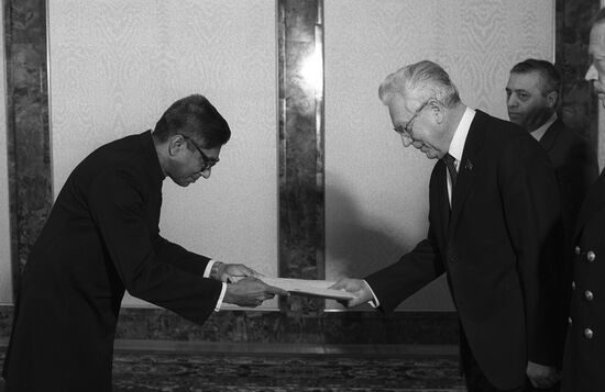 Sri Lankan ambassador R. C. O. Vandergert