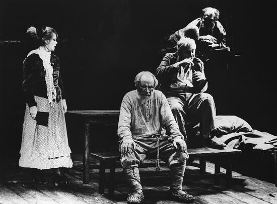 At the Bottom play staged at Gorky Bolshoi Drama Theater