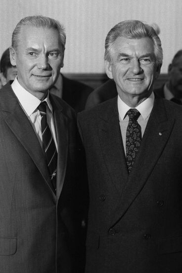 Australian Prime Minister Bob Hawke's visit to Soviet Union