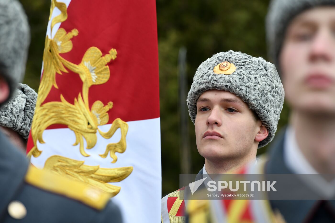 Military training course marking Defender of the Fatherland Day