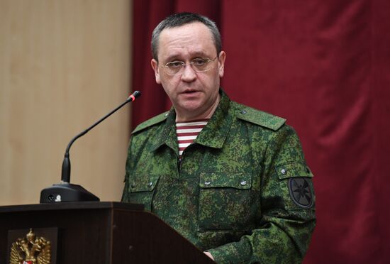Military training course marking Defender of the Fatherland Day