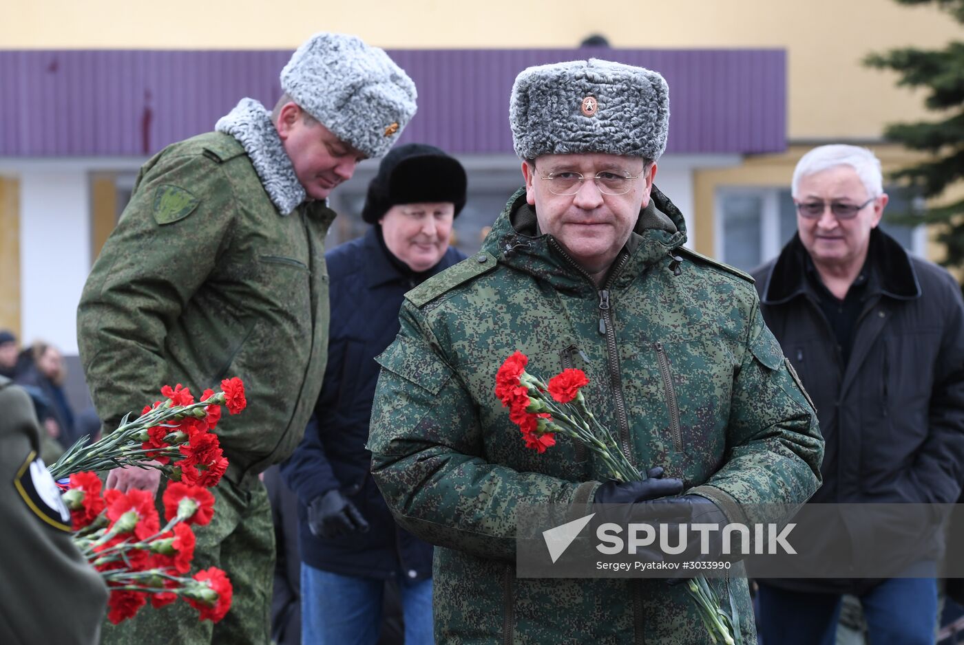 Military training course marking Defender of the Fatherland Day