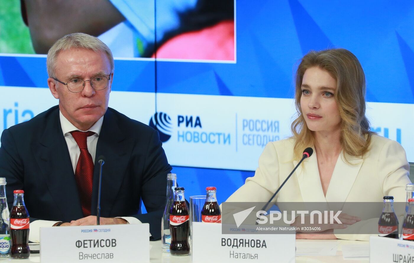 Press conference on development of Special Olympics World Games movement