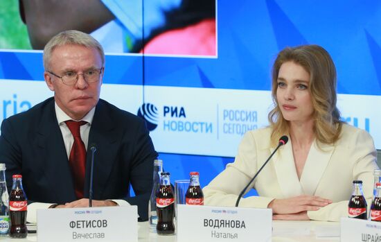 Press conference on development of Special Olympics World Games movement