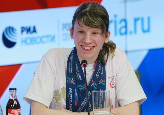 Press conference on development of Special Olympics World Games movement