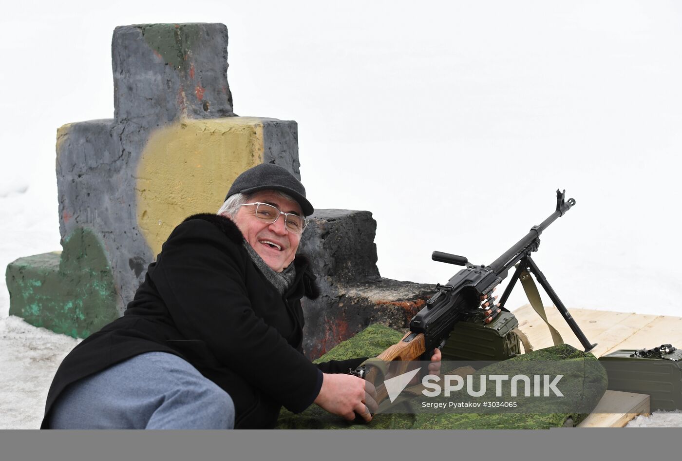 Military training course marking Defender of the Fatherland Day