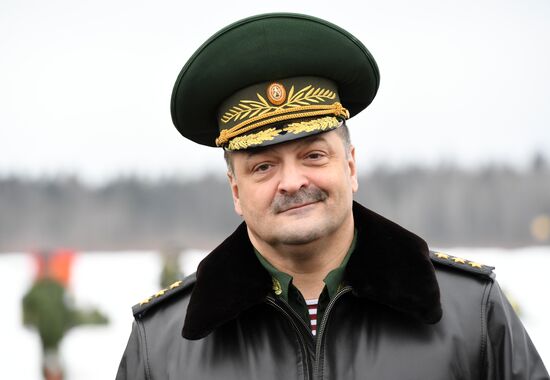 Military training course marking Defender of the Fatherland Day