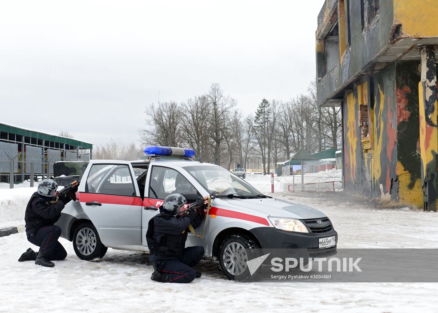 Military training course marking Defender of the Fatherland Day