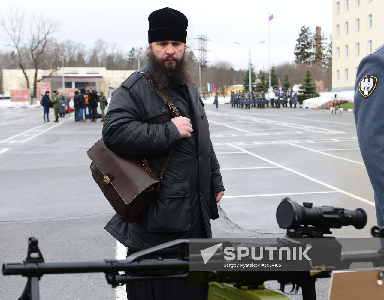 Military training course marking Defender of the Fatherland Day