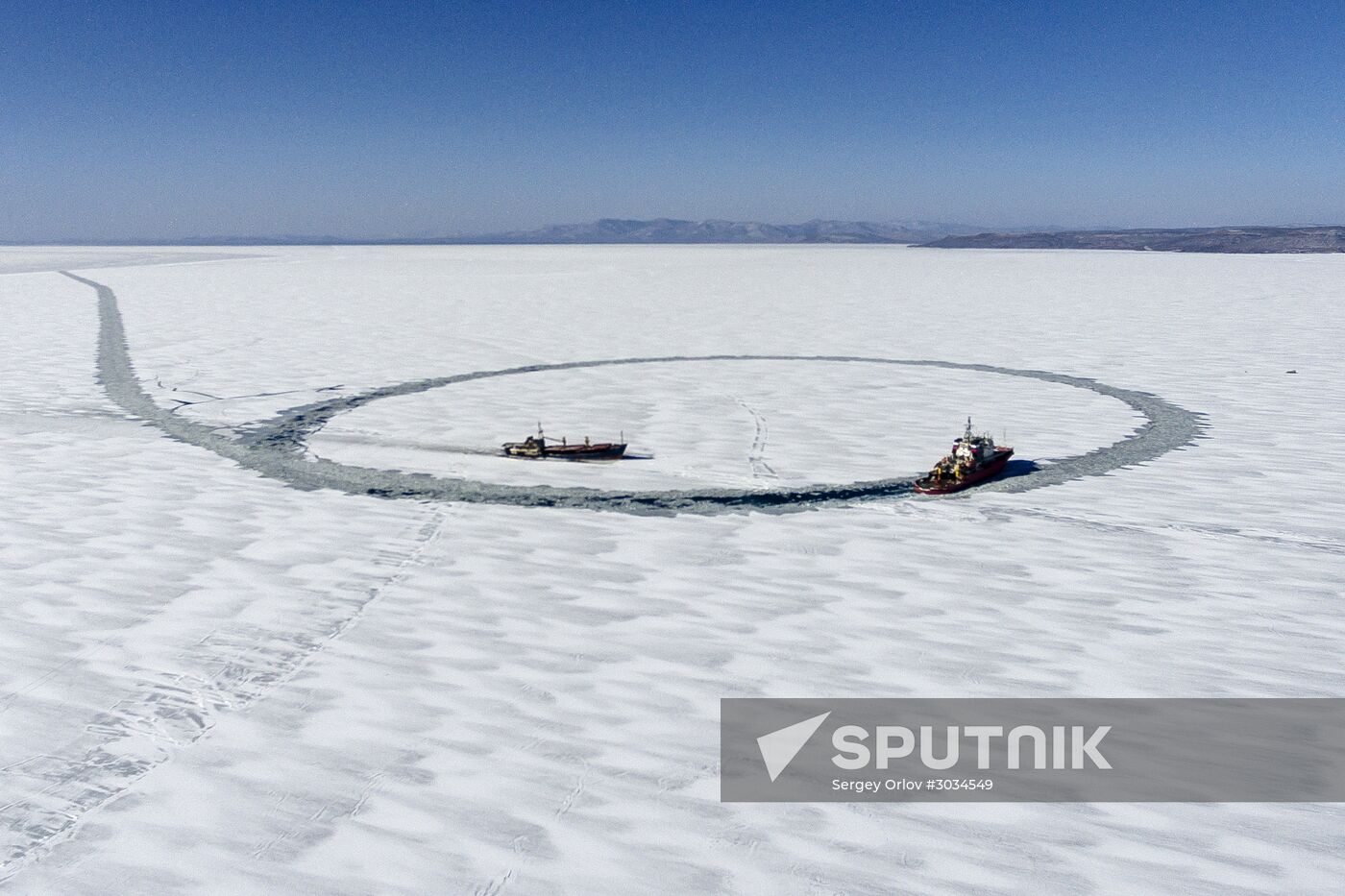 Towing vessel Yeruslan, abandoned in the Primorye Territory