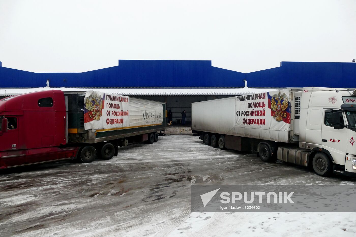 60th Russian humanitarian convoy arrives to Donetsk