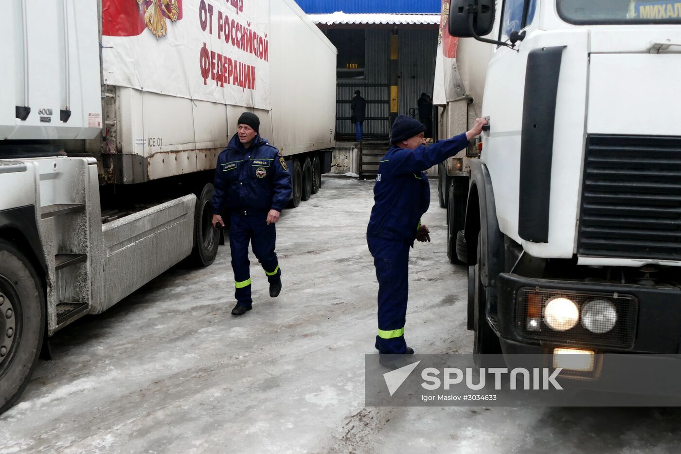 60th Russian humanitarian convoy arrives in Donetsk